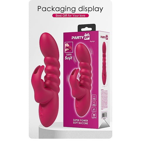 Party Up BRYNLYN USB Rechargeable Rabbit Vibrator - Rabbit Vibrators