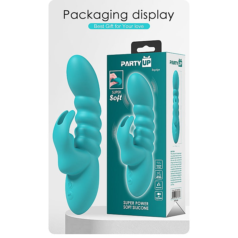 Party Up BRYNLYN USB Rechargeable Rabbit Vibrator - Rabbit Vibrators