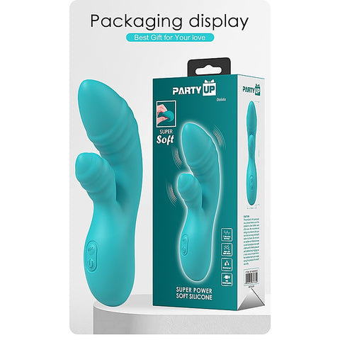 Party Up DALIDA USB Rechargeable Rabbit Vibrator - Rabbit Vibrators