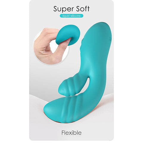 Party Up DALIDA USB Rechargeable Rabbit Vibrator - Rabbit Vibrators