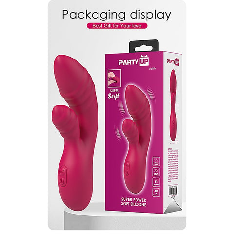 Party Up DALIDA USB Rechargeable Rabbit Vibrator - Rabbit Vibrators