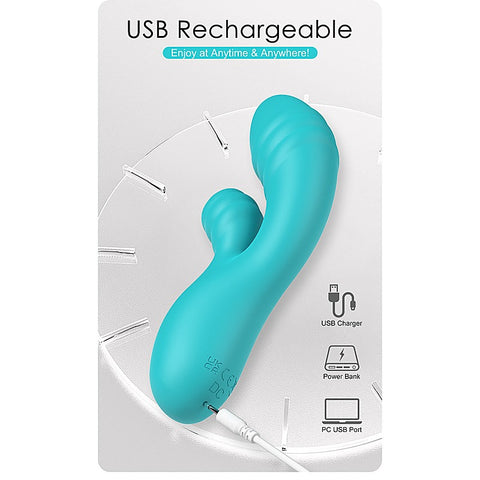 Party Up DALIDA USB Rechargeable Rabbit Vibrator - Rabbit Vibrators
