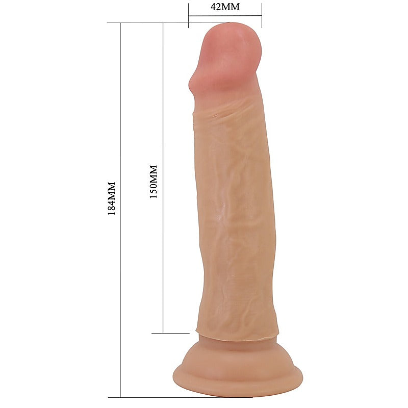 Party Up TOM Slide Skin Suction Cup Flexible Dildo - Realistic Dildos