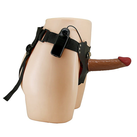 Nelson Vibrating Hollow Strap-On By Party Up - Strap On Sextoys