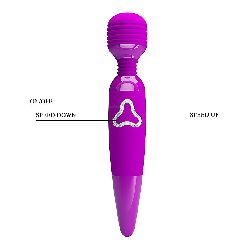 Bruce Usb Rechargeable Body Wand Massager By Party Up - Body Wands