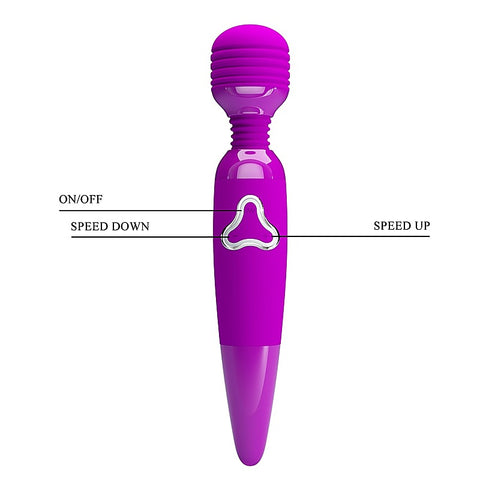 Bruce Usb Rechargeable Body Wand Massager By Party Up - Body Wands