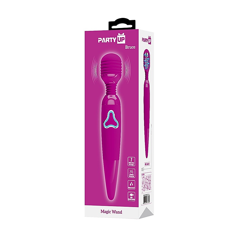 Bruce Usb Rechargeable Body Wand Massager By Party Up - Body Wands