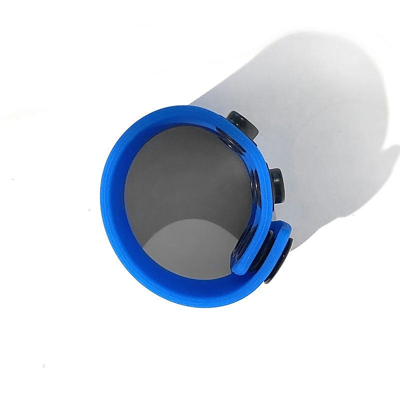 Boneyard Silicone Ball Strap Blue By C1R Releasing - Stretchy Cock Rings
