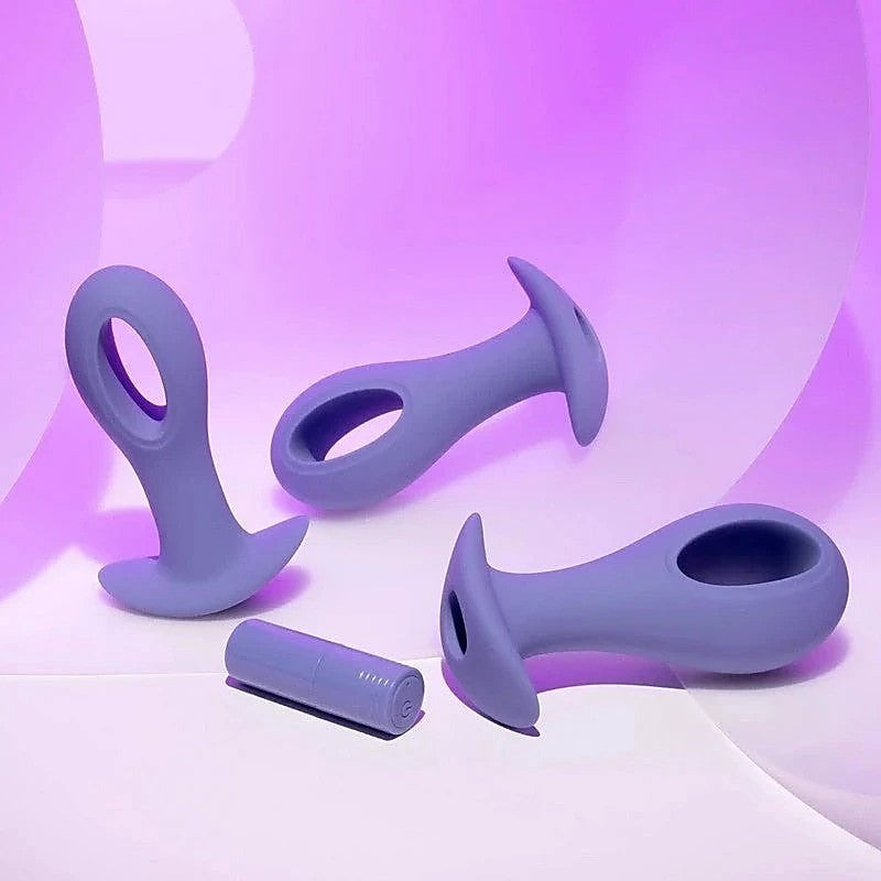 Evolved HOLE PUNCH Butt Plugs with Bullet Vibrator - Butt Plugs