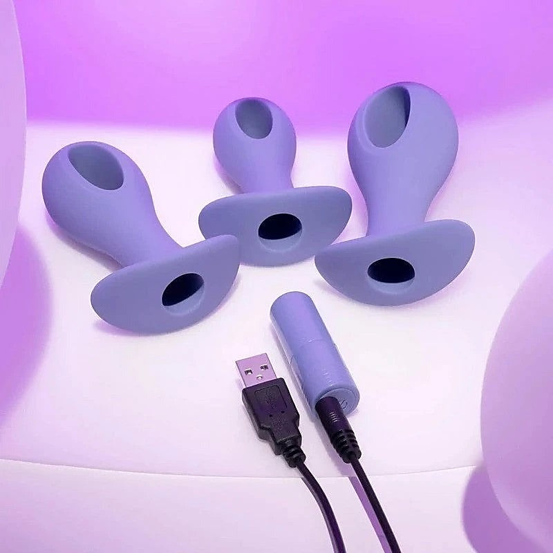 Evolved HOLE PUNCH Butt Plugs with Bullet Vibrator - Butt Plugs