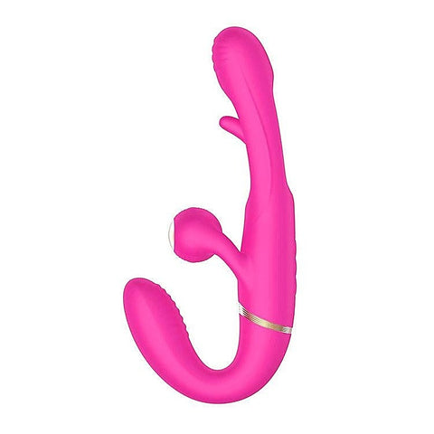 Orgaz-Ohh-Matic Strapless Strap-On With Remote By Adam & Eve - Strap On Sextoys