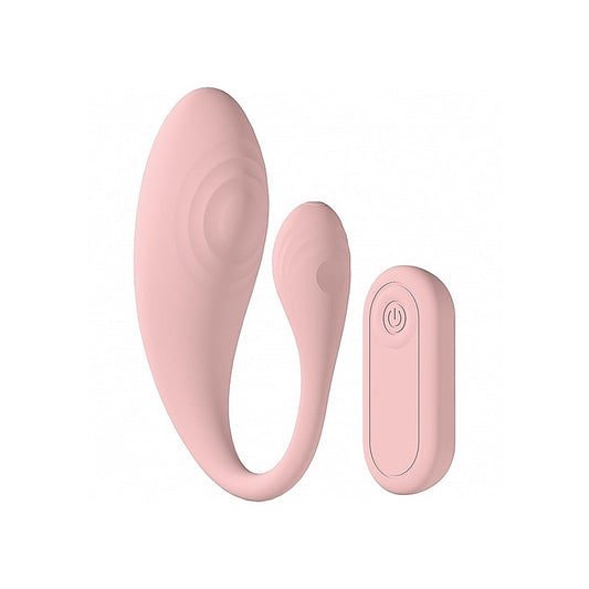 Shots Toys LOVELINE Wave C-Shaped Vibrator with Remote - G-Spot Vibrators