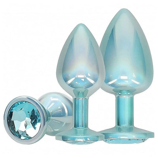 Ouch! Paris Collection Metallic Butt Plugs By Shots Toys - Butt Plugs