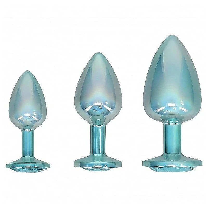 Ouch! Paris Collection Metallic Butt Plugs By Shots Toys - Butt Plugs