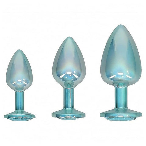 Ouch! Paris Collection Metallic Butt Plugs By Shots Toys - Butt Plugs
