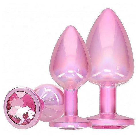 Ouch! Paris Collection Metallic Butt Plugs By Shots Toys - Butt Plugs
