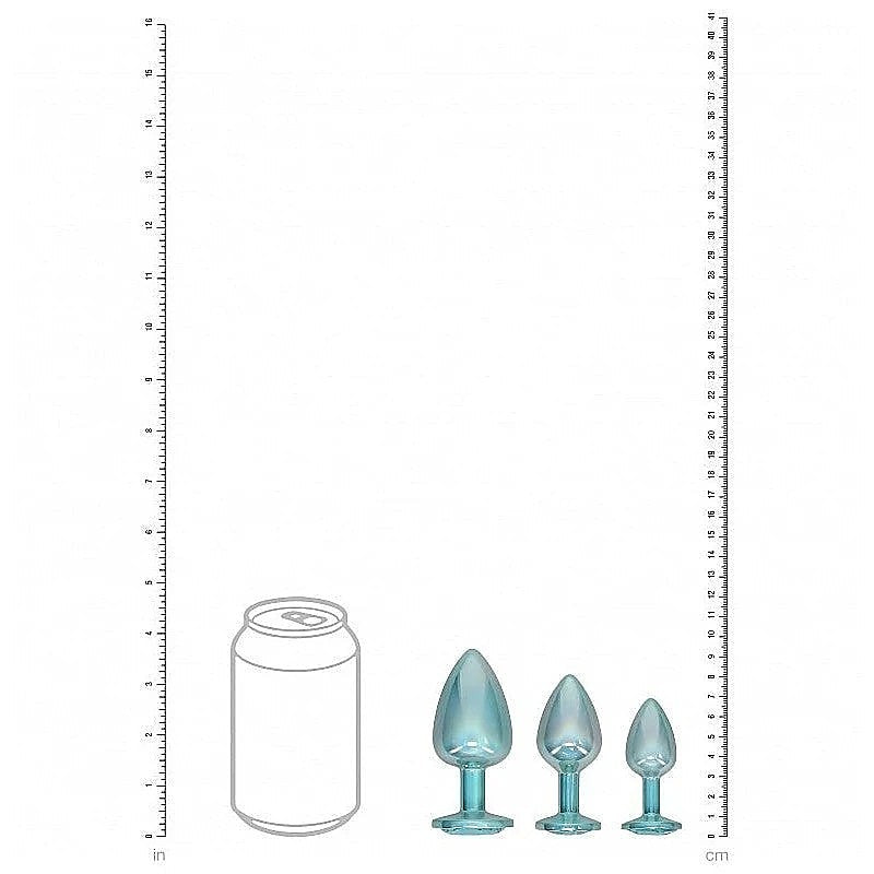 Ouch! Paris Collection Metallic Butt Plugs By Shots Toys - Butt Plugs