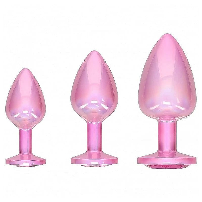 Ouch! Paris Collection Metallic Butt Plugs By Shots Toys - Butt Plugs