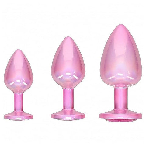 Ouch! Paris Collection Metallic Butt Plugs By Shots Toys - Butt Plugs