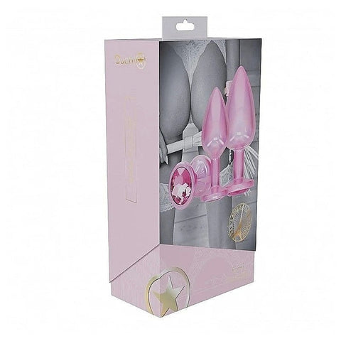 Ouch! Paris Collection Metallic Butt Plugs By Shots Toys - Butt Plugs