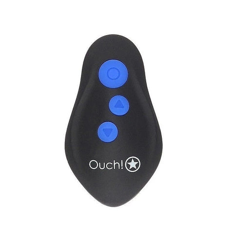 Ouch! E-Stim & Vibrating Butt Plug By Shots Toys - Butt Plugs