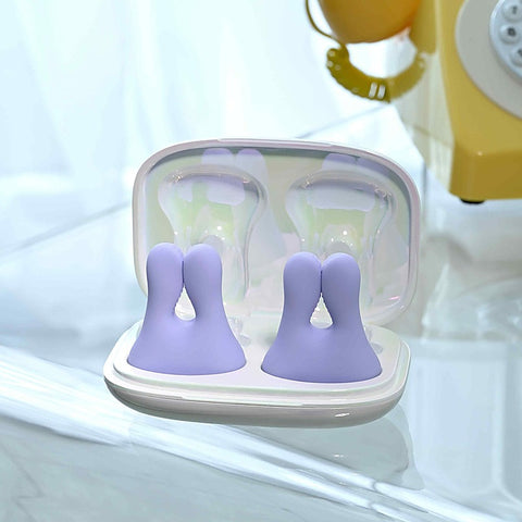 Playboy Pleasure In A Pinch Vibrating Nipple Clamps - Nipple and Clit Clamps