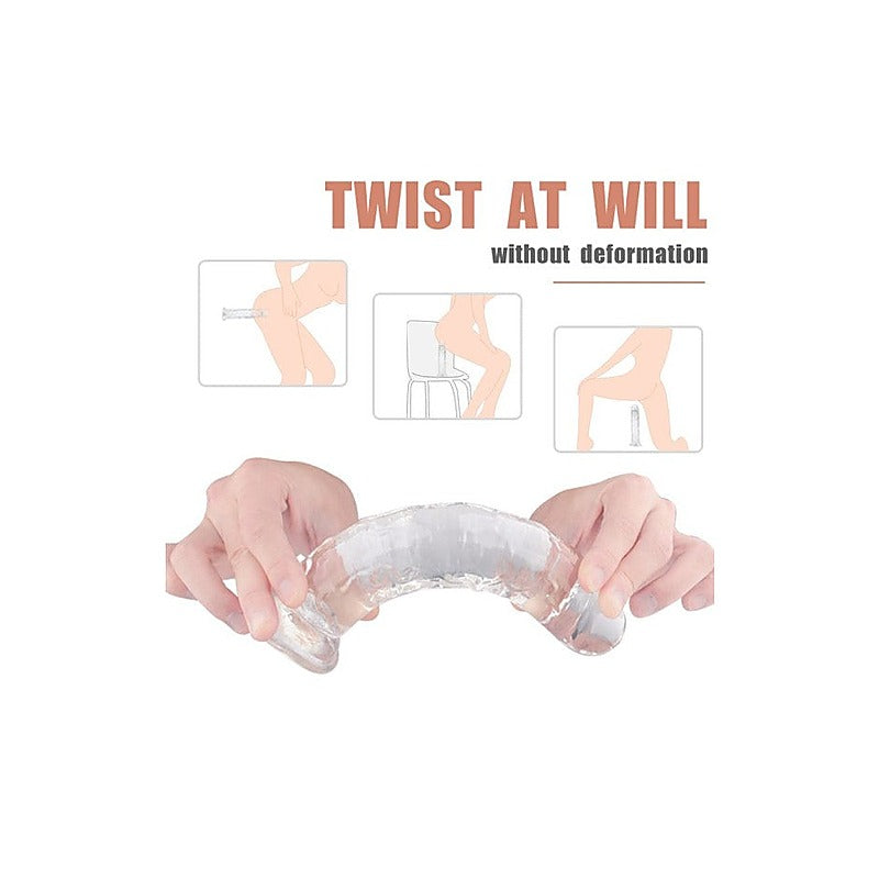 Lester Soft Realistic Dong Clear By S-Hande - Realistic Dildos
