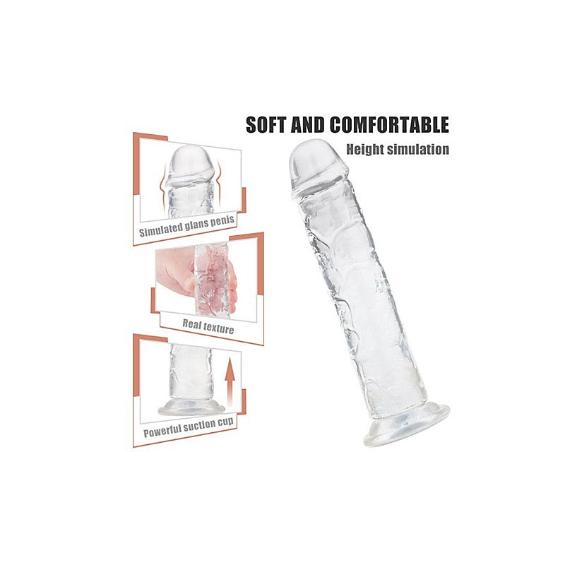 Lester Soft Realistic Dong Clear By S-Hande - Realistic Dildos