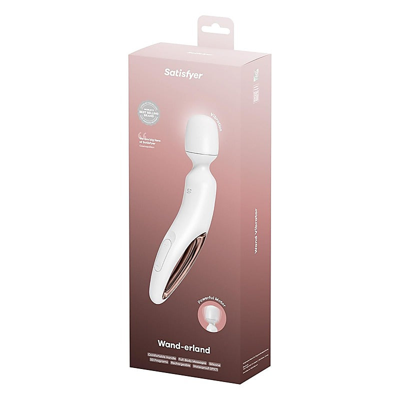 Wand-Erland 50 Mode Body Wand Massager By Satisfyer - Body Wands