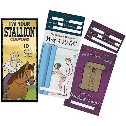 I'M Your Stallion Coupons By Kheper Games - Sex Games, Coupons and Tricks