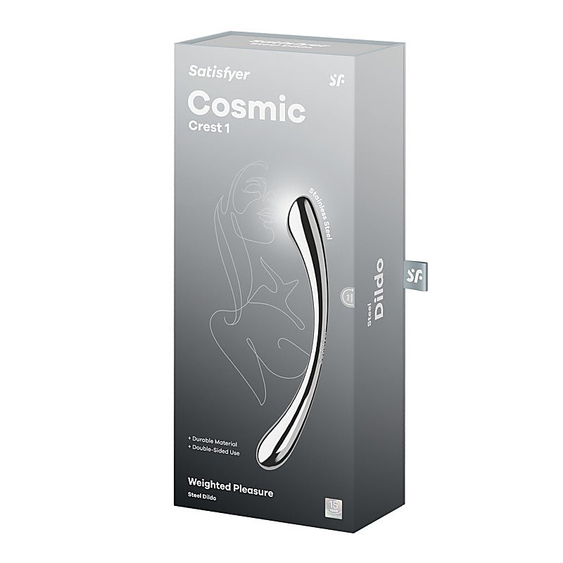 Cosmic Crest 1 High Quality Metal Dildo By Satisfyer - Steel Sex Toys