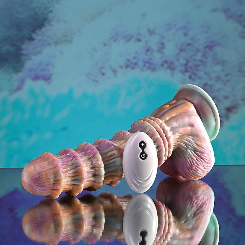 Evolved FANTASY Vibrating Dildo with Remote - Vibrating Dildos