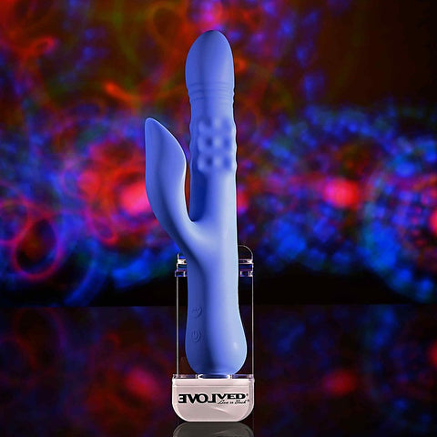 Evolved POP GOES THE O Thrusting & Bulging Rabbit Vibrator