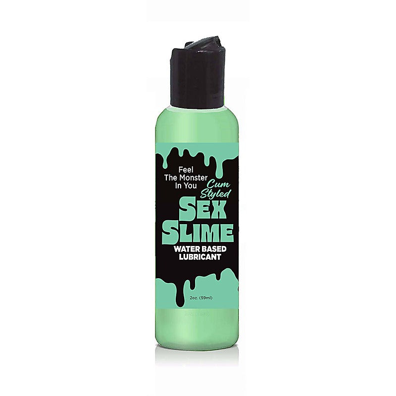 Sex Slime Cum Style Creature Lubricant Green By Little Genie - Water Based Lubes