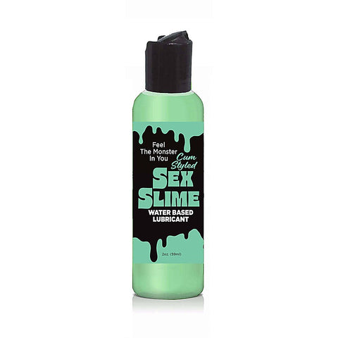 Sex Slime Cum Style Creature Lubricant Green By Little Genie - Water Based Lubes