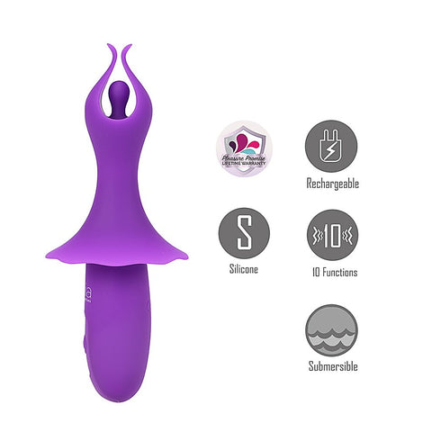 Maia SIENNA USB Rechargeable Fluttering Bullet - Bullet Vibrators