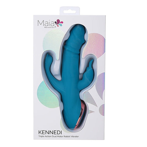 Maia Kennedi Rechargeable Triple Stimulating Vibrator - Rabbit Vibrators