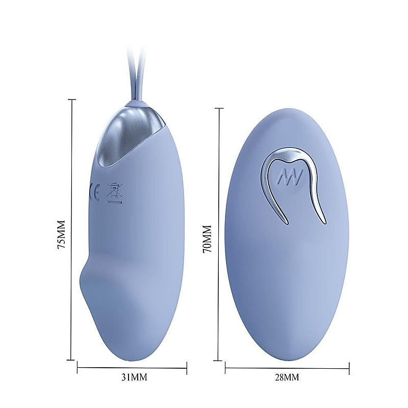 Party Up IVAN Rechargeable Vibrating Egg with Remote - Love Eggs and Kegel Exercisers
