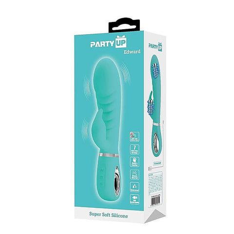 Edward Usb Rechargeable Rabbit Vibrator By Party Up - Rabbit Vibrators