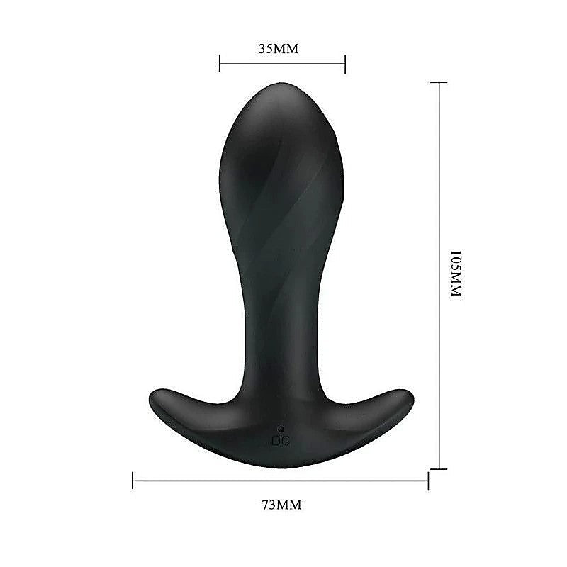 Party Up KEITH USB Rechargeable Vibrating Butt Plug - Butt Plugs