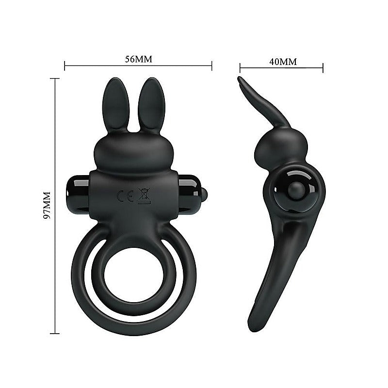 LAWRENCE Vibrating Cock & Balls Cock Ring by Party Up - Vibrating Cock Rings