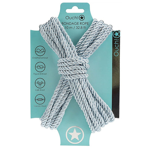 Ouch! Nylon Bondage Rope 10 M By Shots Toys - Cuffs And Restraints