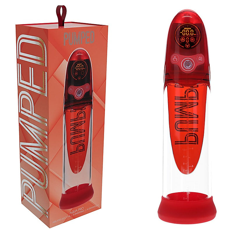 Pumped Ai-Enabled Submersible Auto Penis Pump By Shots Toys - Penis Pumps And Stretchers