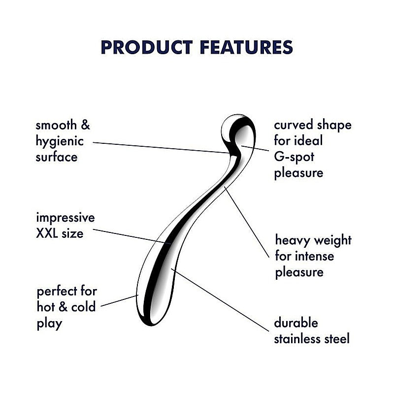Star Force 4 Chrome By Satisfyer - Steel Sex Toys