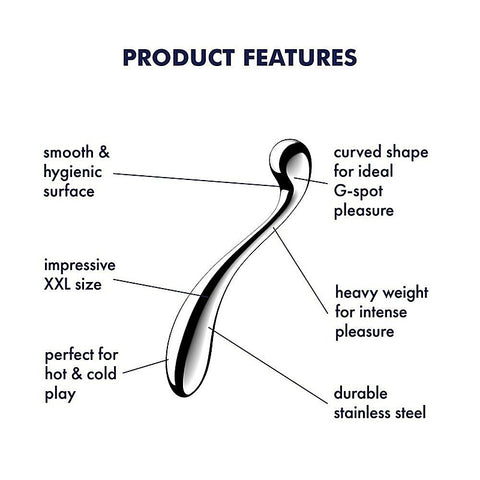 Star Force 4 Chrome By Satisfyer - Steel Sex Toys