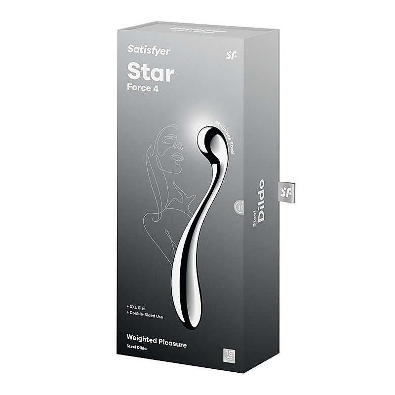 Star Force 4 Chrome By Satisfyer - Steel Sex Toys