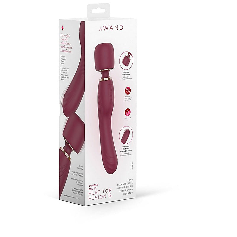 Flat Top Fusion G Body Wand Massager By Le Wand - Body Wands