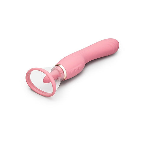 Le Wand Lick Double Ended Vibrator with Licking Tongue - G-Spot Vibrators
