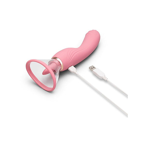 Le Wand Lick Double Ended Vibrator with Licking Tongue - G-Spot Vibrators