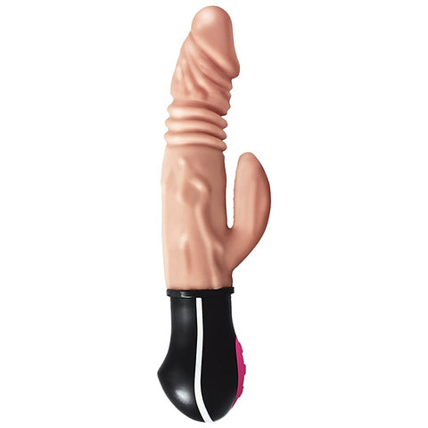 Natural Realskin Hot Cock Rotating Thrusting Dildo - Vibrating Dildos